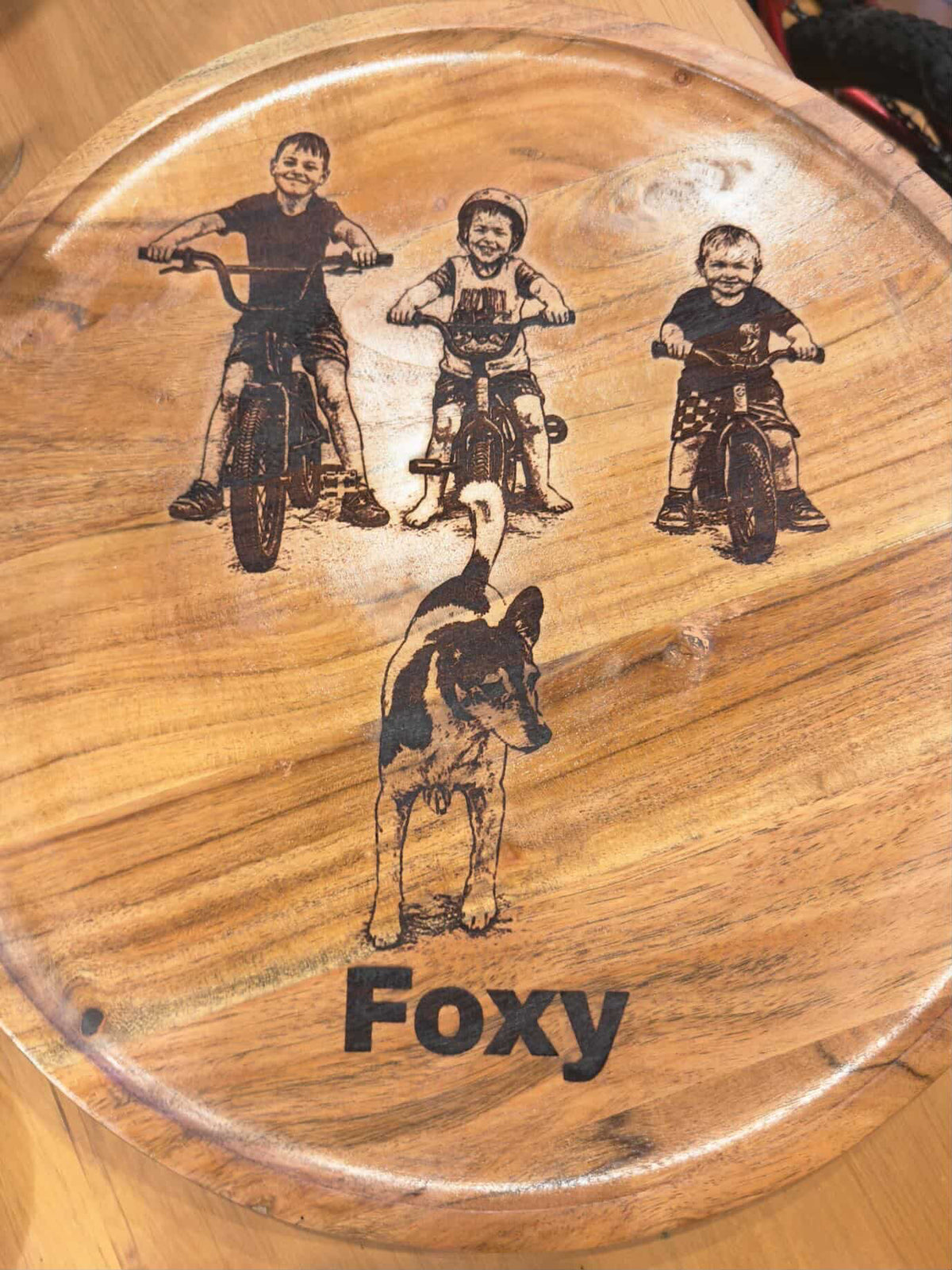 Custom Pet or Horse Portrait Engraved Board