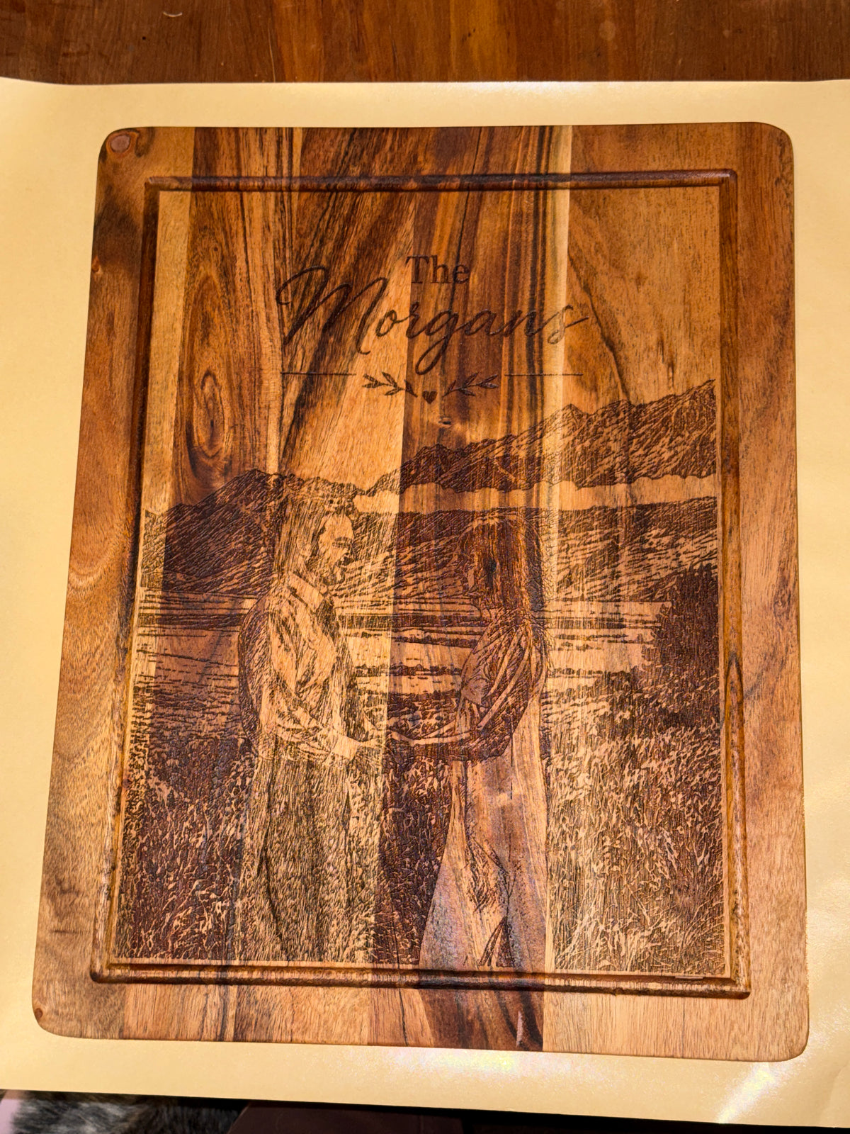 Custom Wedding/Anniversary/Birthday Engraved Board