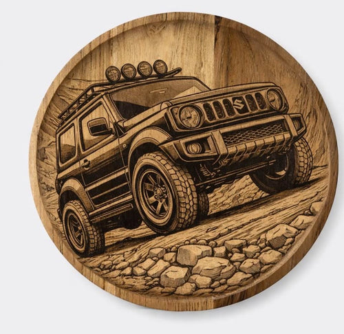 Custom 4WD Engraved Board