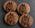 Horse Engraved Coasters